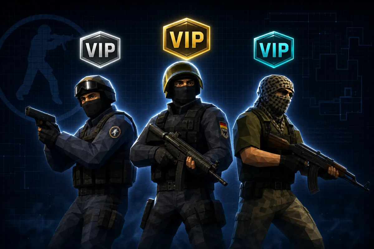 Klasik VIP oyuncu modelleri — CT ve T
